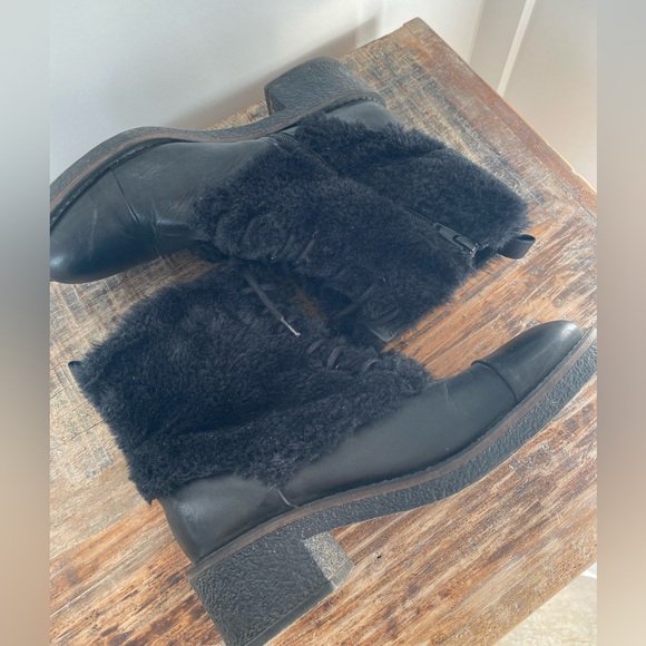 Aldo Shoes - Aldo Black Booties with Faux Fur